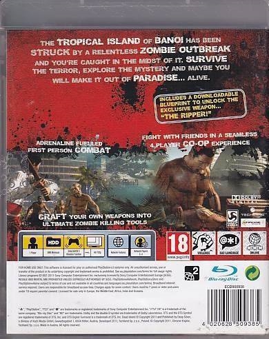 Dead Island - Special Edition - PS3  (B Grade) (Genbrug)